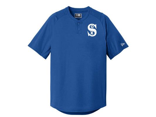 Blue Sox Premium New Era 2 Button Jersey